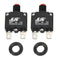 9 Amps Thermal Circuit Breakers 125/250V AC 32V DC Push Button Manual Reset Overload Protector Switch 9A 2 Pack...