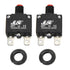 9 Amps Thermal Circuit Breakers 125/250V AC 32V DC Push Button Manual Reset Overload Protector Switch 9A 2 Pack...