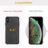 molzar MAG Series for iPhone Xs Max Case, Built-in Metal Plate for Magnetic Mount, Works with Qi-Certified Chargers, Compatible with iPhone Xs Max...