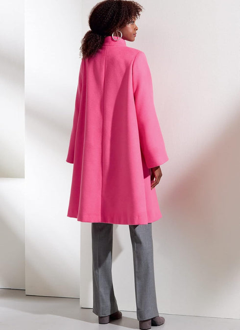 Vogue Misses' Loose Fitting Coat Sewing Pattern Kit, Code V1866, Sizes 6-8-10-12-14, Multicolor...