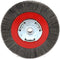 Forney 72751 Wire Bench Wheel Brush, Narrow Face Fine Crimped with 1/2-Inch and 5/8-Inch Arbor, 6-Inch-by-.008-Inch...
