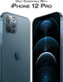 iTedel 3 Pack iPhone 12 Pro Camera Lens Protector Full Transparent Tempered Glass High Resolution Anti-Scratch and Anti-Fingerprints...