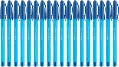 Paper Mate InkJoy 100ST Ballpoint Stick Pens, Medium Point, Blue Ink, 18 Count...