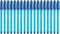 Paper Mate InkJoy 100ST Ballpoint Stick Pens, Medium Point, Blue Ink, 18 Count...