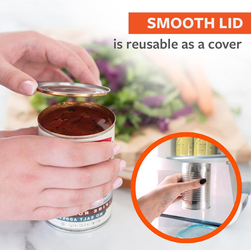 Full Circle Smooth Operator, Smooth-Edge Stainless Steel Can Opener: Safe, Easy, and Eco-Friendly...