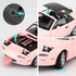 1/32 Mazda Miata MX-5 Alloy Model Car, Toy Car with Pullback, Removable Top, Blinking Lights, Toy Car with Sound and Bright Lights, Collectible Gr...