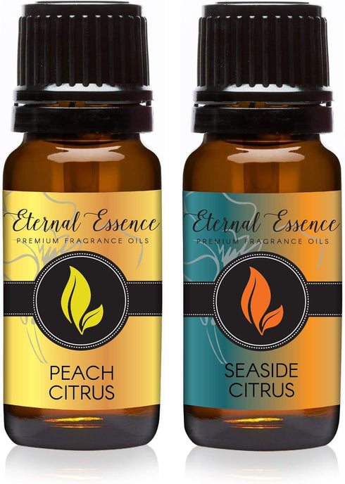 Pair (2) - Peach Citrus & Seaside Citrus - Premium Fragrance Oil Pair - 10ML...