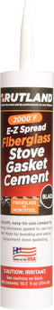 Rutland E-Z Spread Fiberglass Stove Gasket Cement, 10.3 oz. Cartridge...
