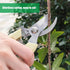 two pack Garden Flower Scissors,Lightweight Hand Pruners Make Cut Smooth & Clean,Premium Plant Shears,Powerful Trimmer Applied to Flowers,Branches...