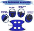 Dog Grooming Hammock Grooming Harness for Small Dogs Pet Grooming Hammock with Nail Clippers/Nail File/Comb Breathable Dog Nail Harness Hanging fo...