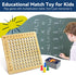 BAKAM Wooden Multiplication Board Math Game for Kids 8-12, Math Manipulatives Set with 100PCS Flash Cards for Kids 6-8 Years Old, Montessori Count...