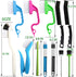12Pcs Small Cleaning Brush, Crevice Gap Cleaning Brush,Door Window Track Groove Corner Crevice Cleaning Brushes for cleaning window grooves/Bathro...