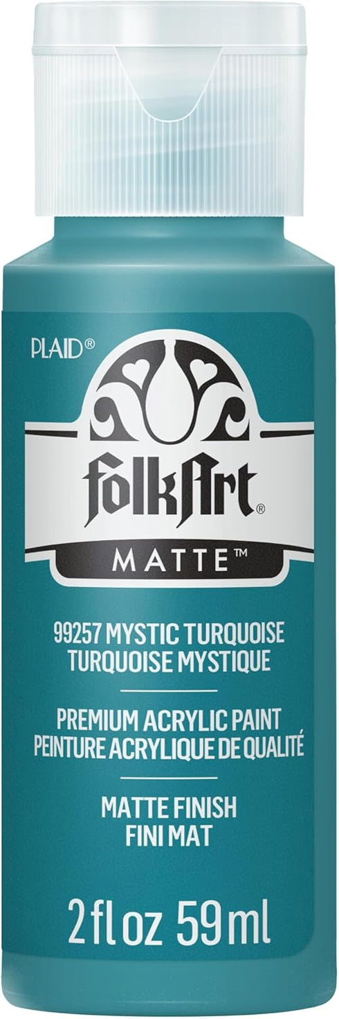 FolkArt Acrylic Paint, Turquoise 2 Fl Oz...