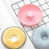 Big Size Silicone Donuts Pan Non-stick Cake Baking Molds for Bagel and Doughnut (8 Inch Pink)...