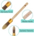 Bates- Trim Brush, 0.75-Inch, Wood Handle Trim Paint Brush, Small Paint Brush, Trim Brushes for Painting, Small Brushes for Painting, Paint Brush ...