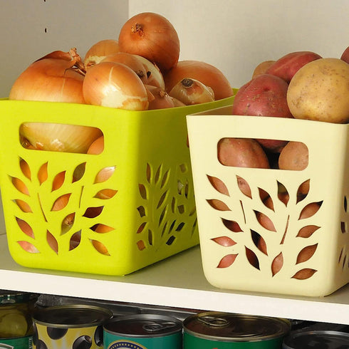 Hutzler Pantry Basket, Green...