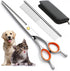 AIRY 7.5" Dog Grooming Scissors Cats Trimming Shears and steel comb set Professional Pets Scissor Kit for Left- and right-handed dual use Groomers...