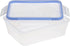 Snapware Total Solution 8.5-Cup Plastic Food Storage Container with Lid, 8.5-Cup Rectangular Meal Prep Container, Non-Toxic, BPA-Free Lid with 4 L...