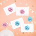 2.25” Gender Reveal Stickers for Party Invitations and Voting Games (80 Count) - Team Boy and Team Girl Labels with Gold Foil for Reveal Parties a...