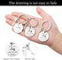 Junkin 20 Pcs Thank You Keychain Gifts for Team Employee Appreciation Keychain Gifts for Women Men Staff Teacher Retirement (Round)...