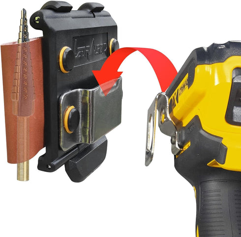 Tape Measure Holder, Drill Holster, Tactical Cordless Tool Belt Clip Holder, Holster with Belt Clip Hook,Small Electrician Tool Pouch with Clip Ho...