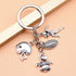 iMagitek 20 Pcs Football Keychains Football Helmet Charm Football Player Charm Keyrings for Football Lover Gifts...