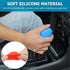 2 Pack Car Gear Shift Knob Cover, Anti-Slip Auto Knob Gear Stick Protector, Comfortable Silicone Handbrake Shifter Cover for Men Women, Universal ...