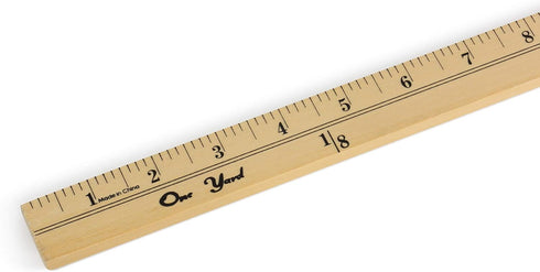 Dritz 742 36-Inch Wooden Thick Yardstick with Metal Ends...