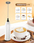 Frother Wand Rechargeable, USB Charging Milk Frother Handheld Powerful Coffee Frother for Coffee Latte, Cappuccino, Mocha, Macchiato, Frappe and P...