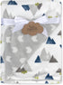 Sherpa Fleece Baby Blankets for Boys and Girls – Colorful, Reversible Baby Blankets for Newborns, Infants, Toddlers, and Nursery (Mountains & Arro...