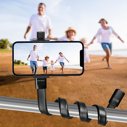 Adjustable Gooseneck Phone Holder - Suitable for Phone Holder for mic Stand?Baby Strollers, Treadmills, Shopping carts, Bicycles, Cars, Boats, and...