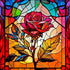AIBOERL Diamond Painting Kits, rose 5D DIY Full Drill Diamond Art Painting Kits for Adults, Seaside Diamond Painting Gem Art Craft for Home Wall D...