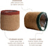Jute Planter Basket-Woven Jute Rope Covers for Decorating Indoor/Outdoor Succulents, Small Plant Pots-Set of 4-Multi-Purpose Storage Bins 4.5 in -...