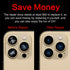 2PCS ASDAWN Back Rear Camera Lens Glass Replacement for iPhone 13 Pro Max and 13 Pro Camera Glass Lens replacement with Pre-Installed Adhesive + R...