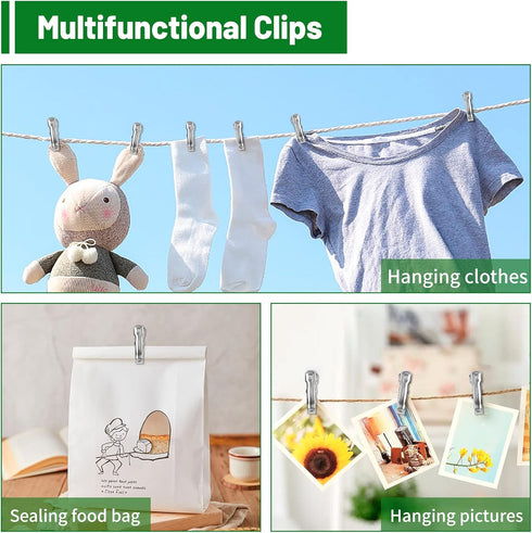 40PCS Greenhouse Clips, Stainless Steel Garden Clips, Plant Clips for Outdoors Hanging Heavy Duty Forest Cloth Blankets Netting Freeze Protection ...