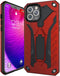 Kitoo Designed for iPhone 12 | 12 Pro Case with Kickstand, Military Grade 12ft. Drop Tested - Red...