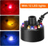 FITNATE Mist Maker, 12 LED Mister Fogger Water Fountain Pond Fog Machine Atomizer Air Humidifier, ultrasonic Mist fogger with Splash Guard, Perfec...