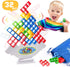 Tetra Tower Games Balance Stacking Blocks Game, 32 Pcs Board Games for Kids & Adult,2 Players+ Family Games, Parties, Travel, Team Building Blocks...