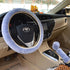 Car Steering Wheel Cover for Winter,Soft Fluffy Car Steering Wheel Cover,Universal 15INCH for Womens/Girls,Soft Cozy Car Steering Wheel Protector(...