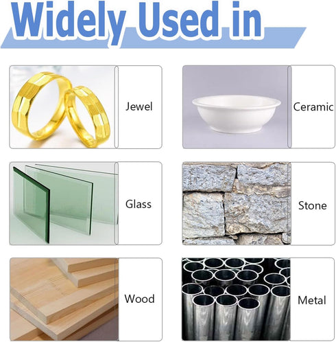 Mesee 10 Pieces Mini Diamond Needle Files, Round Triangular Square Flat Shape Needle File Set Hand Riffler File Tool for Precision Metal File Work...