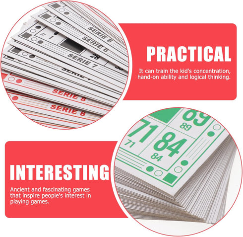 Russian Lotto Game, Bingo Cards Set Russian Bingo Board Game Set of Wooden Barrels Cards Bingo Game Chips for 15 Years Old...