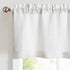 jinchan Linen Valance for Kitchen Living Room Rod Pocket Small Window Curtain Flax Linen Textured Valance Curtain Farmhouse Country Rustic Window ...
