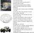 0.5" Steering Wheel Hub Adapter Conversion Spacer,6 Hole to 3 Hole Steering Wheel Adapter Boss Kit(Silver)...