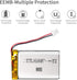 EEMB 3.7V Lithium Polymer Battery 2000mAh 103454 Lipo Rechargeable Battery Pack with Wire JST Connector for Speaker and Wireless Device- Confirm D...