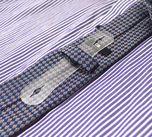 Invisible Tie Stays Tie Keeper Tie Clip, Great Alternative to Tie Tacks or Tie Bars (Pack of 10)...