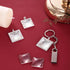 Miraclekoo 40 Pcs Square Bezel Pendant Trays with Glass Cabochon 25 mm Blanks Bezel Cabochon Set for Photo Pendant Craft Jewelry Making...
