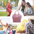 Mziart Insulated Lunch Bag Simple Bento Cooler Bag Lunch Tote Bag for Lunch Box for Women Men Adult Picnic Working Hiking Beach (Pink)...