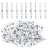 150 Pcs Solder Seal Wire Connectors 26-24 AWG White Heat Shrink Butt Connectors, Waterproof Insulated Electrical Splice Wire Terminals for Boat Tr...