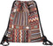 Van Caro Bohemian Drawstring Backpack Light Cinch Bag Gym Sack String Bag (Color 1)...