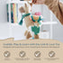 Itzy Ritzy Link & Love Toy for Stroller or Car Seat; Features Textured Ribbons, Crinkle Sounds, Clinking Rings & Silicone Teether; Designed For Ag...
